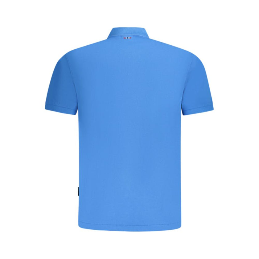Napapijri Blaues Baumwoll-Poloshirt für Herren