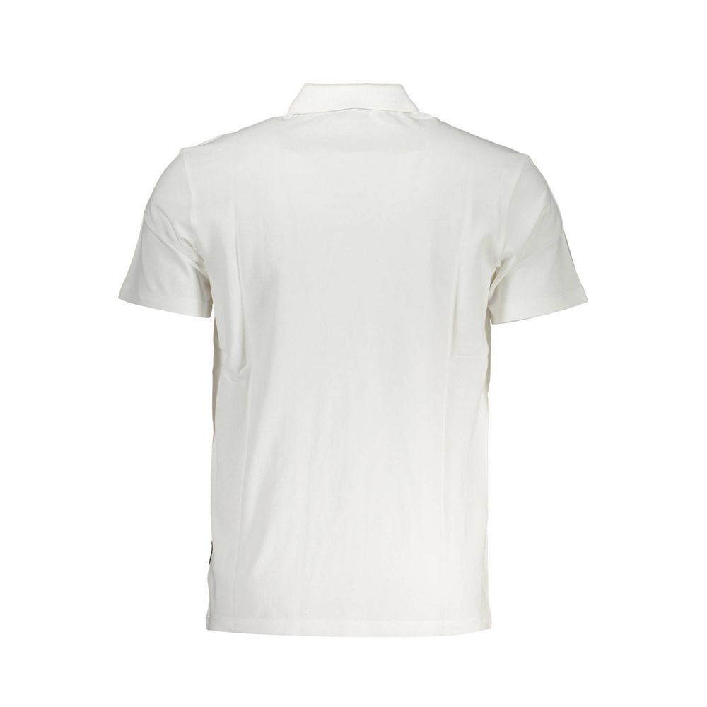 Napapijri Baumwoll-Poloshirt in Weiß