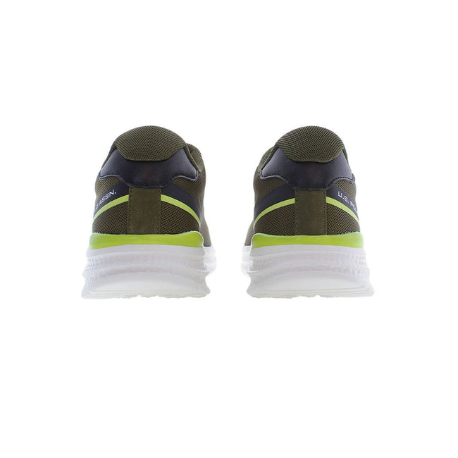 U.S. POLO ASSN. Grüner Polyester-Sneaker