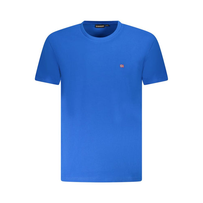 Napapijri Azzurro Baumwoll-T-Shirt für Herren