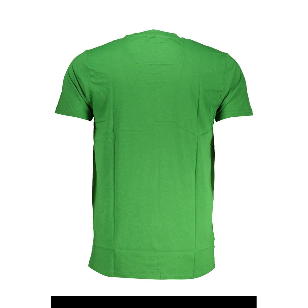 Cavalli Class Verde Baumwoll-T-Shirt für Herren