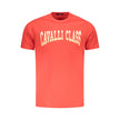 Cavalli Class Rosso Baumwoll-T-Shirt für Herren