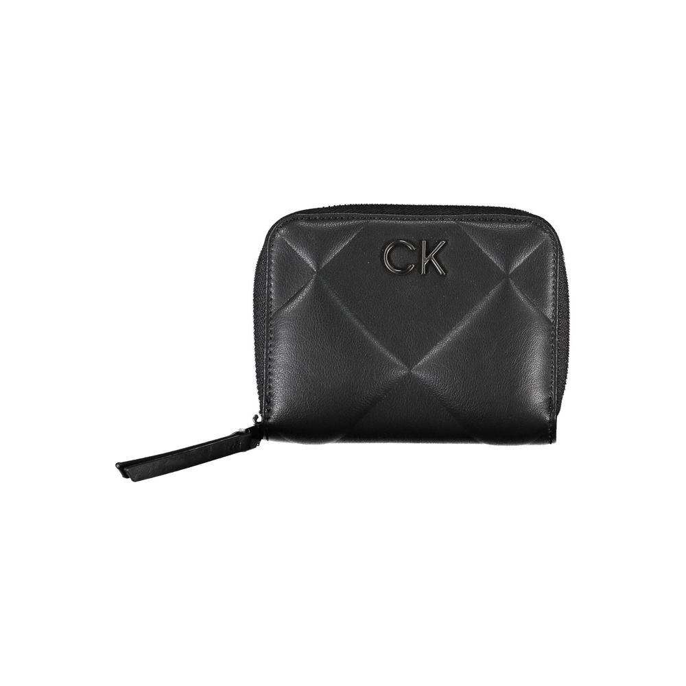 Calvin Klein Schwarzes Polyester Portemonnaie
