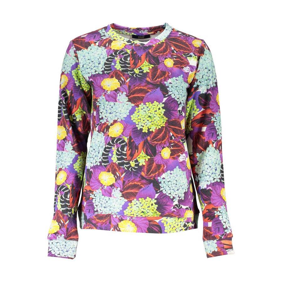 Cavalli Class Lilac Cotton Women's Sweater