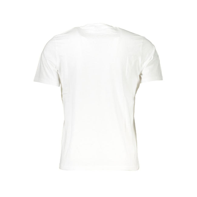 North Sails Bianco Baumwoll-T-Shirt für Herren