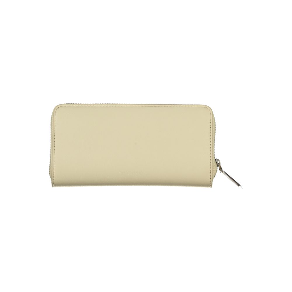 Calvin Klein Beige Polyurethane Damen Geldbörse