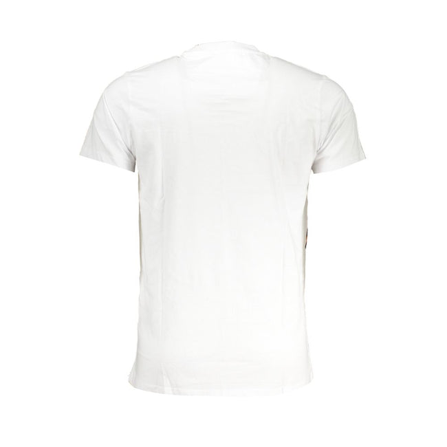 Cavalli Class Bianco Baumwoll-T-Shirt für Herren
