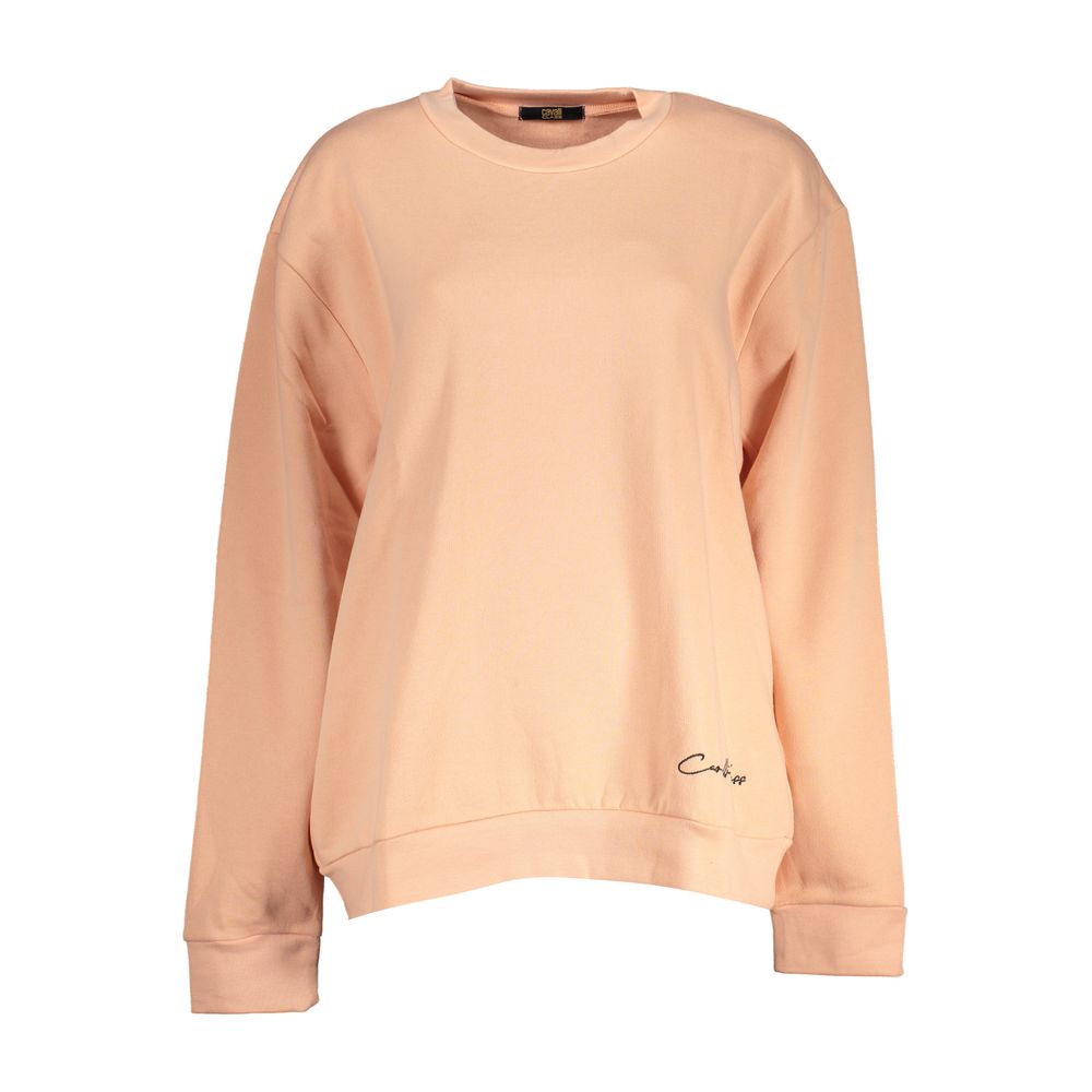 Cavalli Class Pink Cotton Women's Sweater