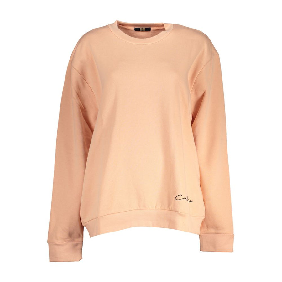Cavalli Class Pink Cotton Women's Sweater