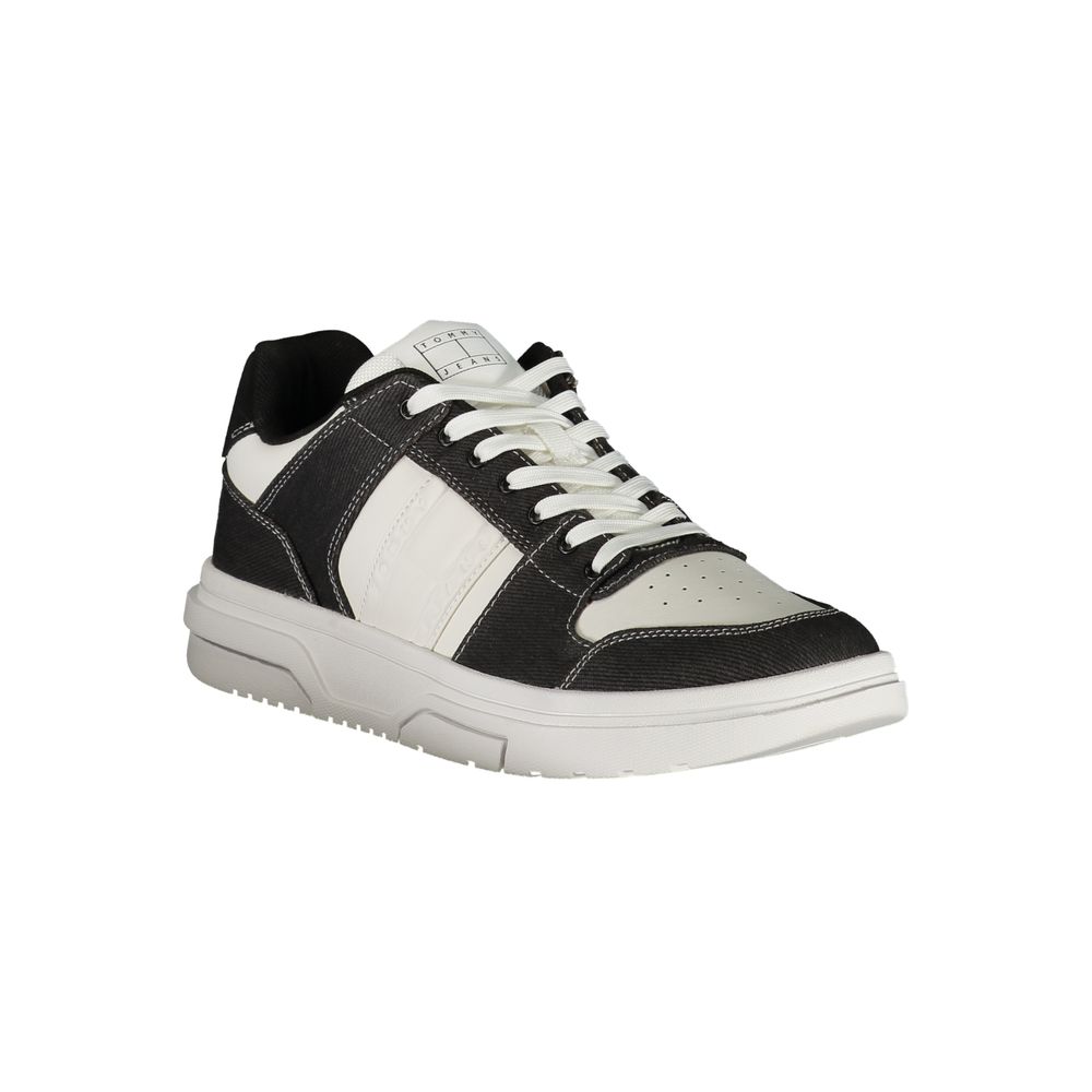 Tommy Hilfiger Men's Black Polyurethane Sneaker