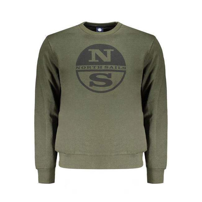 North Sails Verde Baumwoll-Sweatshirt für Herren