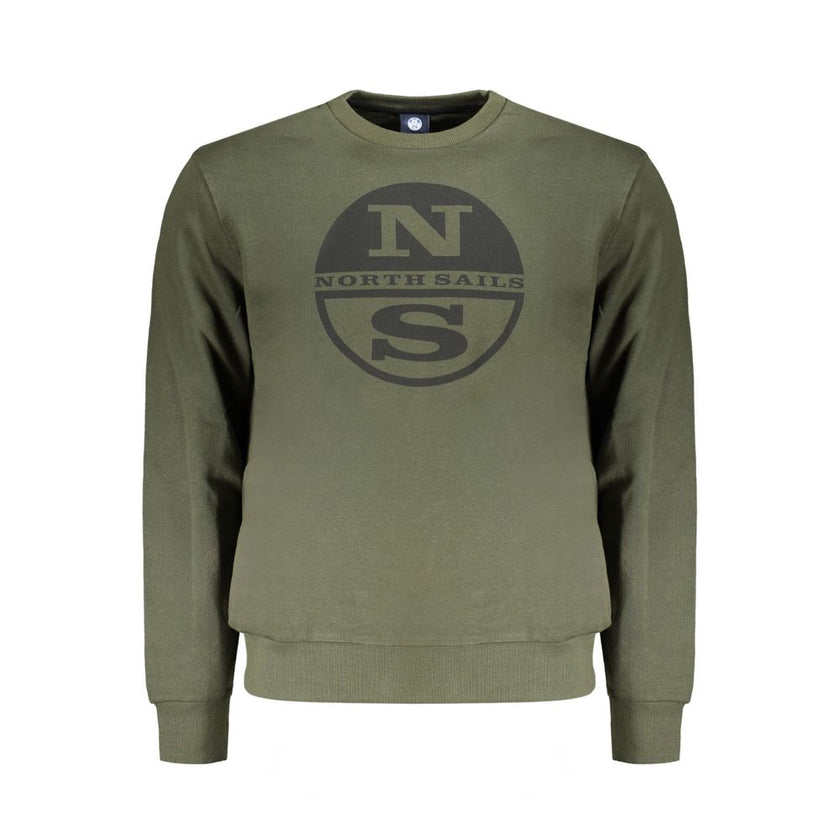 North Sails Verde Baumwoll-Sweatshirt für Herren