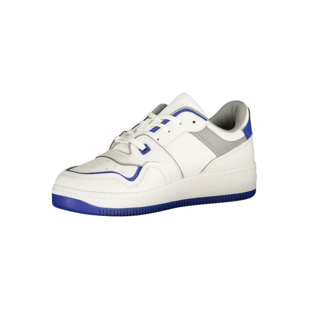 Tommy Hilfiger White Polyethylene Men's Sneakers
