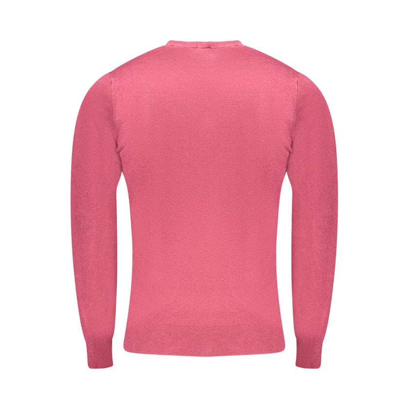Cavalli Class Roter Viskose Pullover für Männer