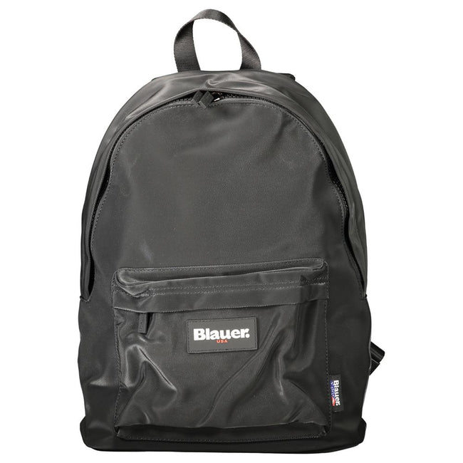 Blauer Schwarzer Rucksack aus Polyester für Herren