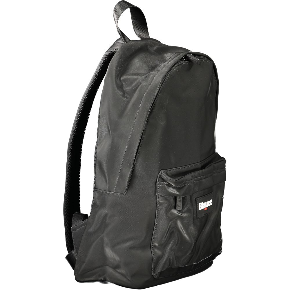Blauer Schwarzer Rucksack aus Polyester für Herren