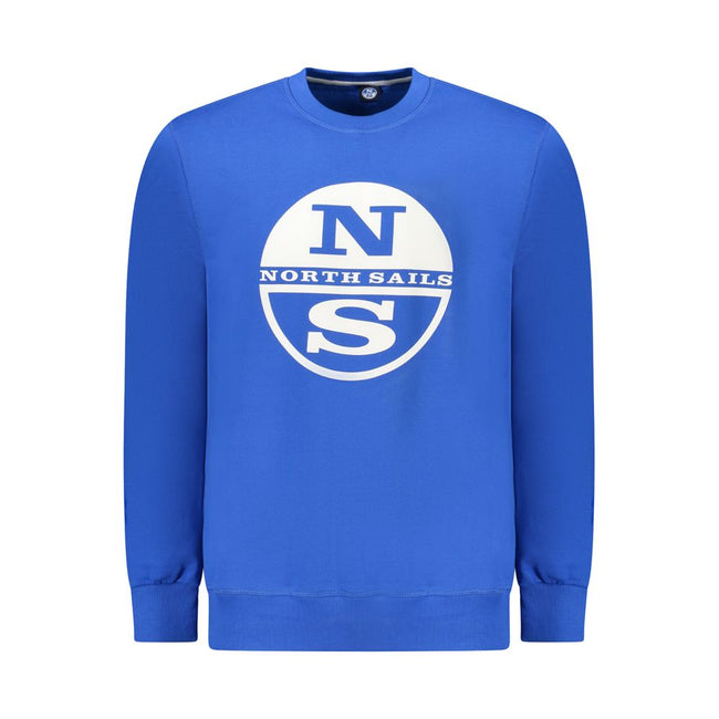 North Sails Blauer Baumwoll-Sweatshirt für Herren