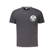 North Sails Schwarzes Baumwoll-T-Shirt für Herren