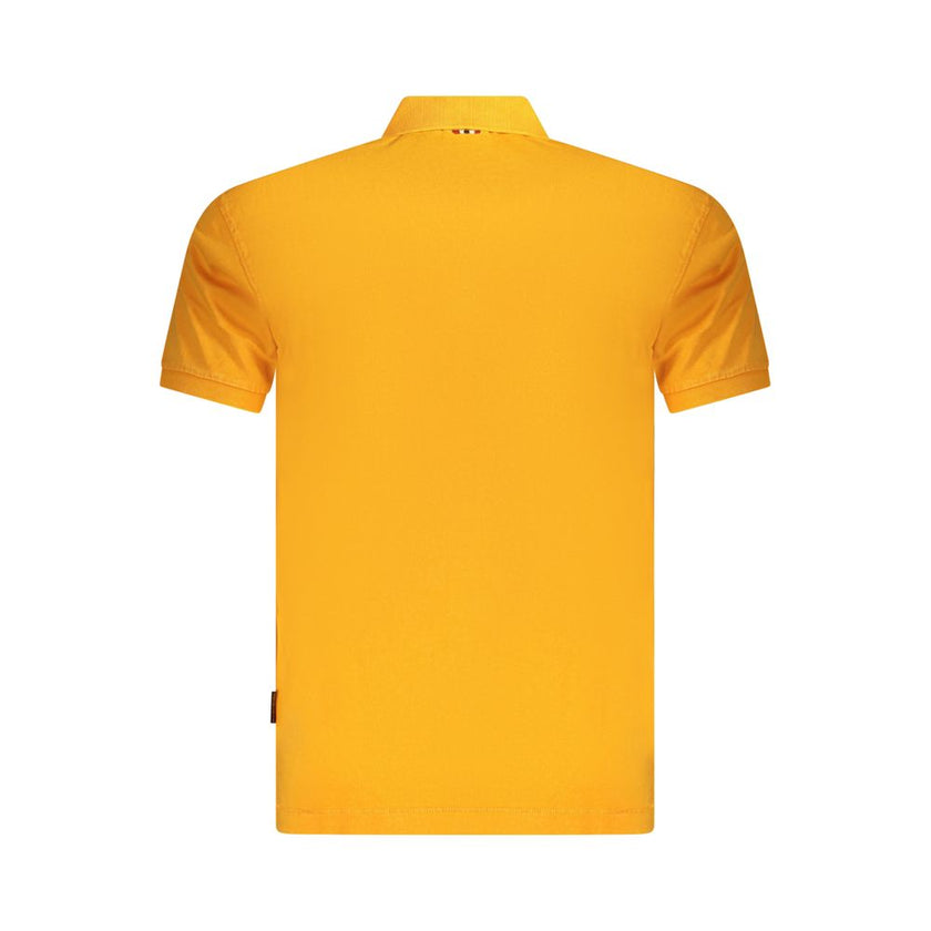 Napapijri Arancione Baumwoll-Herrenpoloshirt