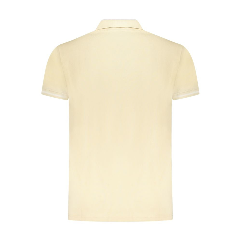 Cavalli Class Beige Cotton Men's Polo Shirt