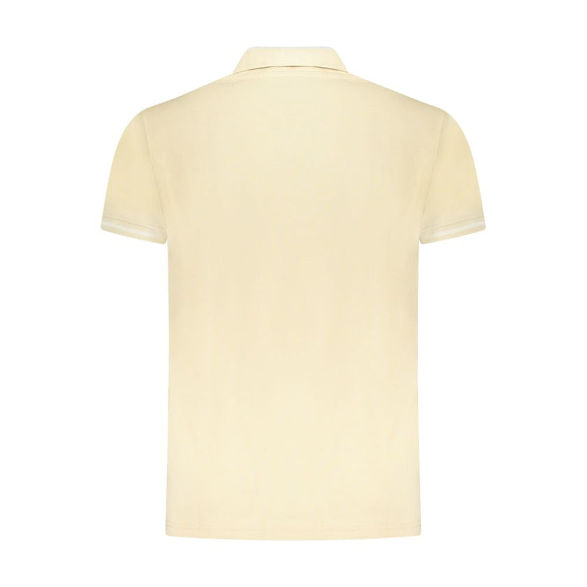 Cavalli Class Beige Baumwoll-Herren-Poloshirt