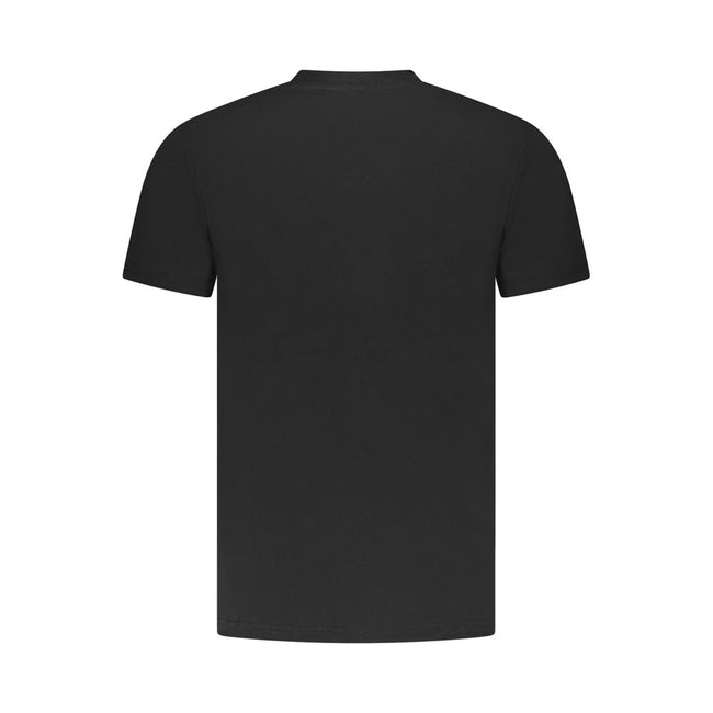 Cavalli Class Schwarzes Baumwoll-T-Shirt für Herren