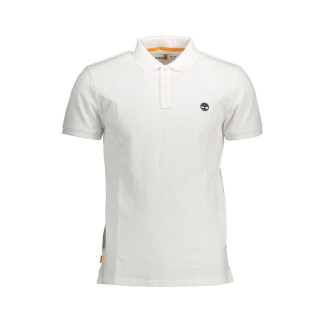 Timberland Weißes Poloshirt aus Baumwolle für Herren