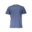 North Sails Blu Baumwoll-T-Shirt für Herren