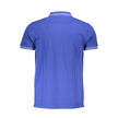 Cavalli Class Blu Cotton Herren Poloshirt