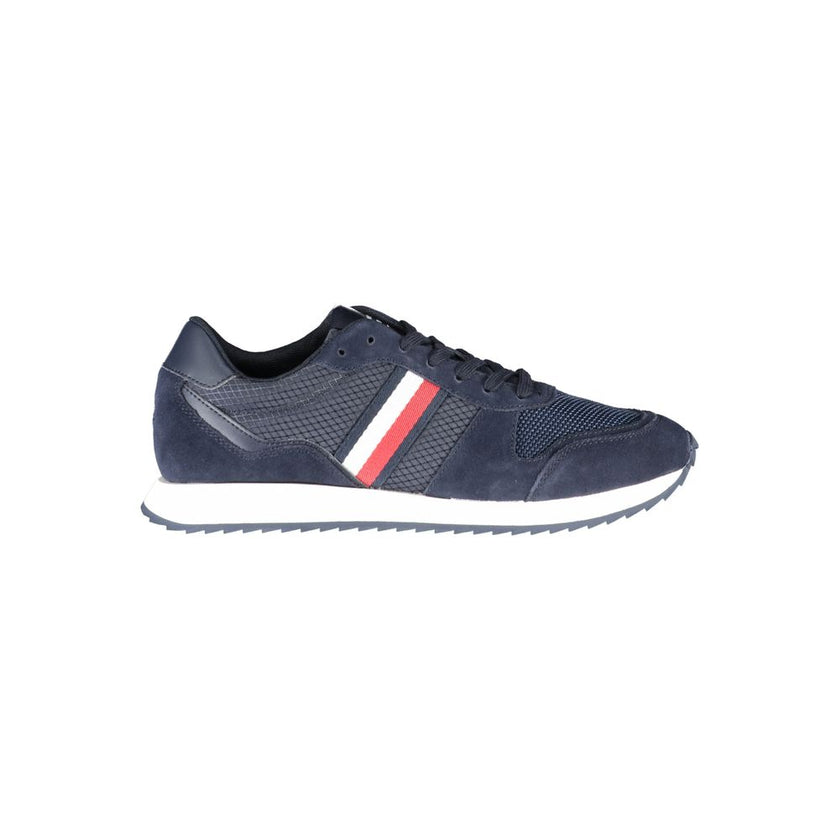 Tommy Hilfiger Blauer Herren-Sneaker aus Polyester