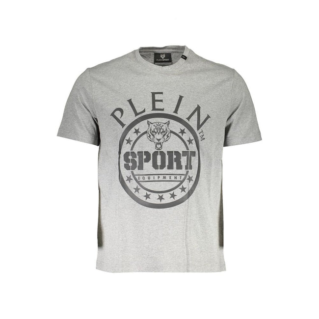 Plein Sport Grigio Baumwoll-T-Shirt für Herren