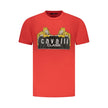Cavalli Class Rosso Baumwoll-T-Shirt für Herren