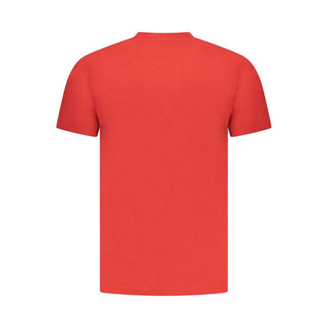 Cavalli Class Rosso Baumwoll-T-Shirt für Herren