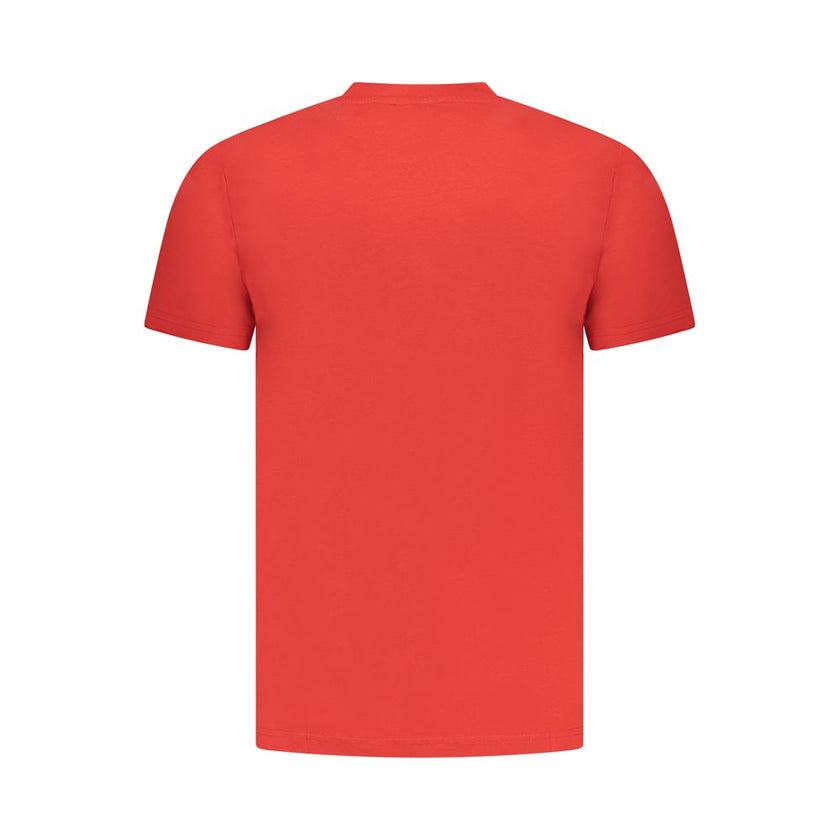 Cavalli Class Rosso Baumwoll-T-Shirt für Herren