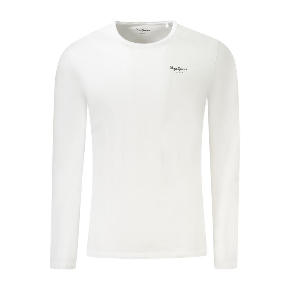 Pepe Jeans Men's Bianco Cotton T-Shirt