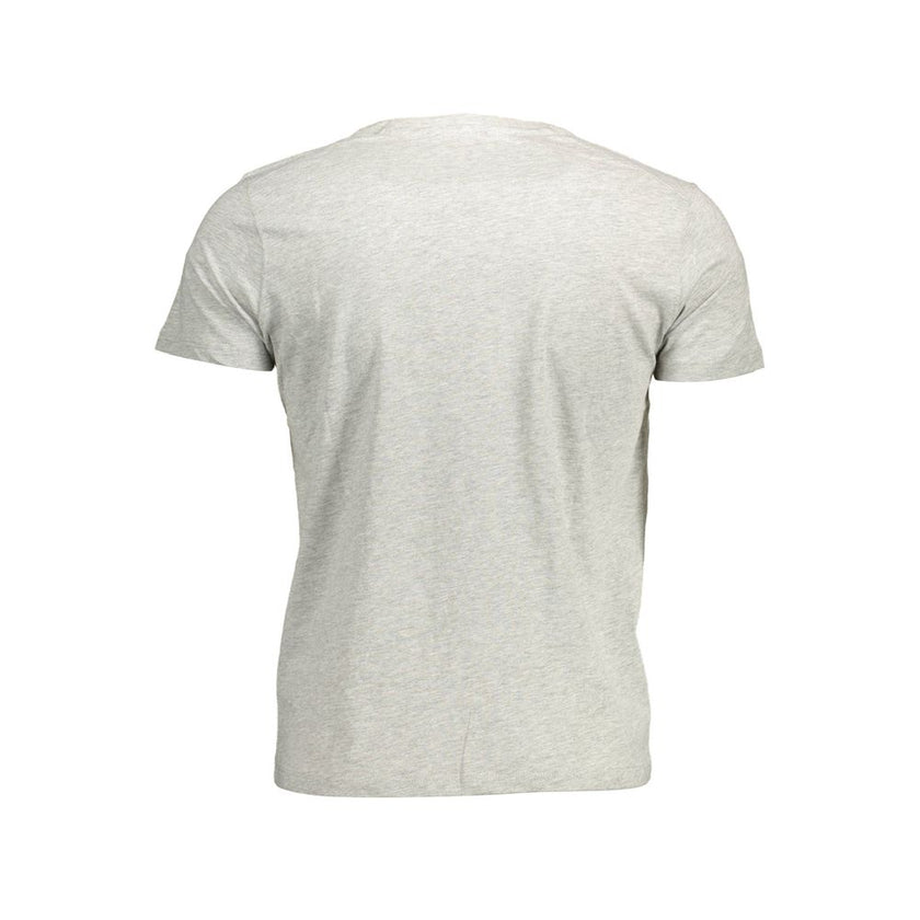 U.S. POLO ASSN. Graues Baumwoll-T-Shirt für Herren