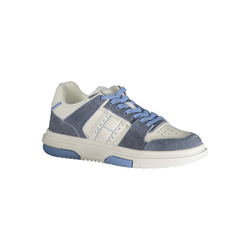 Tommy Hilfiger Blue Leather Women's Sneakers