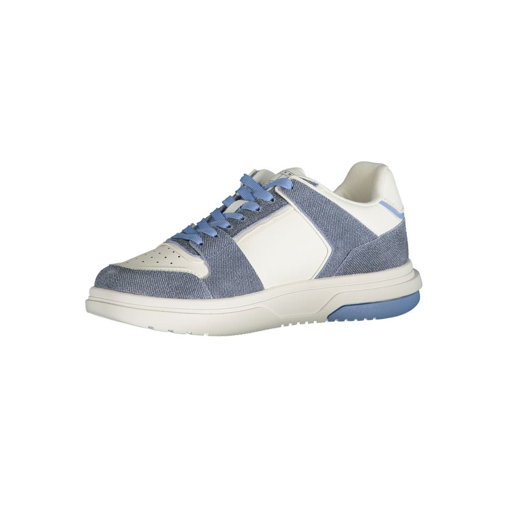 Tommy Hilfiger Blue Leather Women's Sneakers