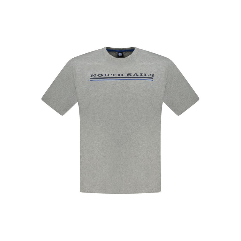 North Sails Grigio Baumwoll-T-Shirt für Herren