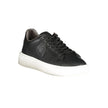 Blauer Schwarze Sportschuhe aus Polyester