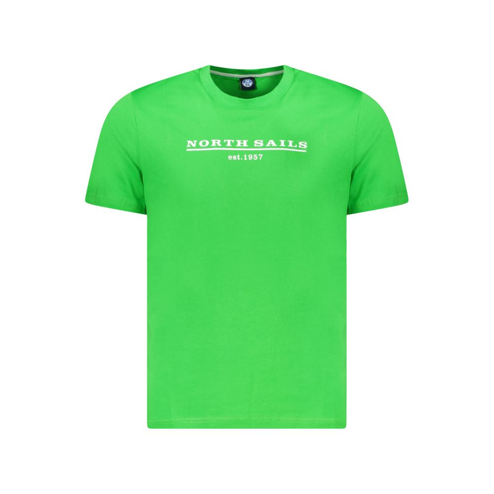 North Sails Verde Baumwoll-T-Shirt für Herren