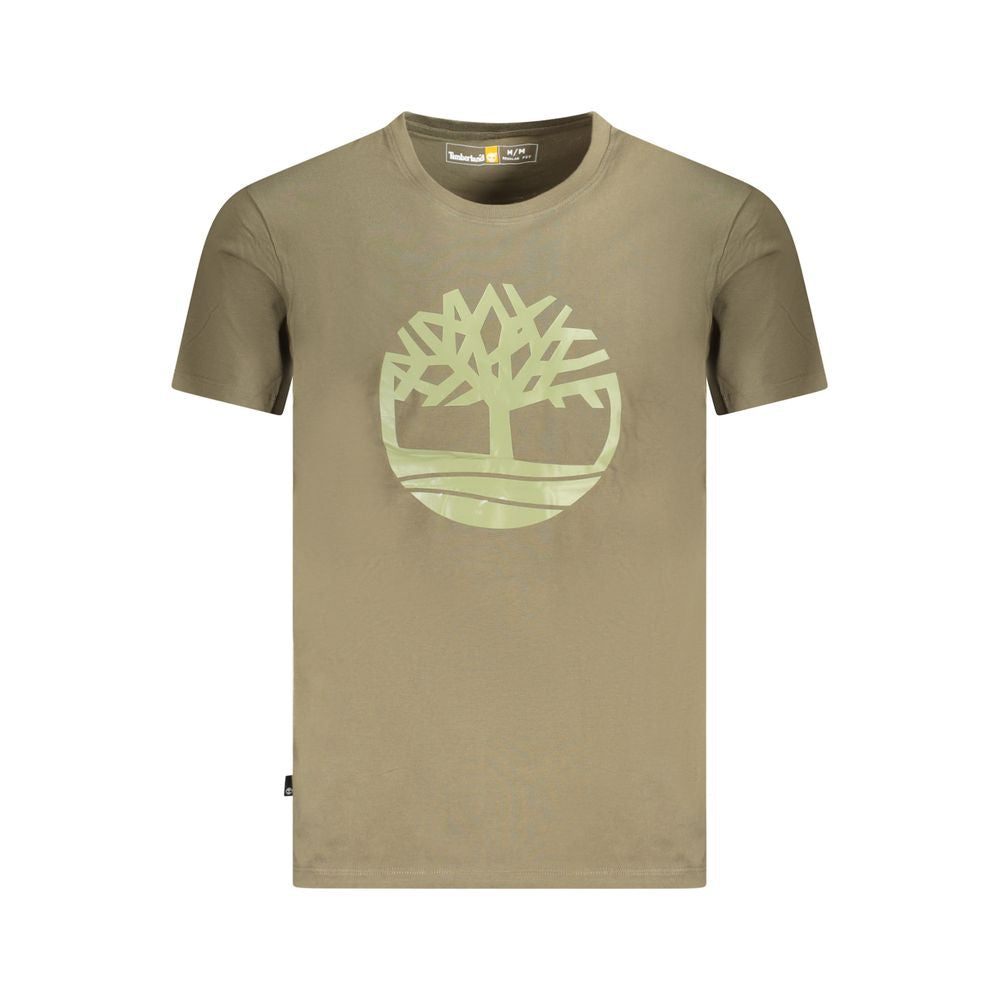 Timberland Verde Baumwoll-T-Shirt für Herren