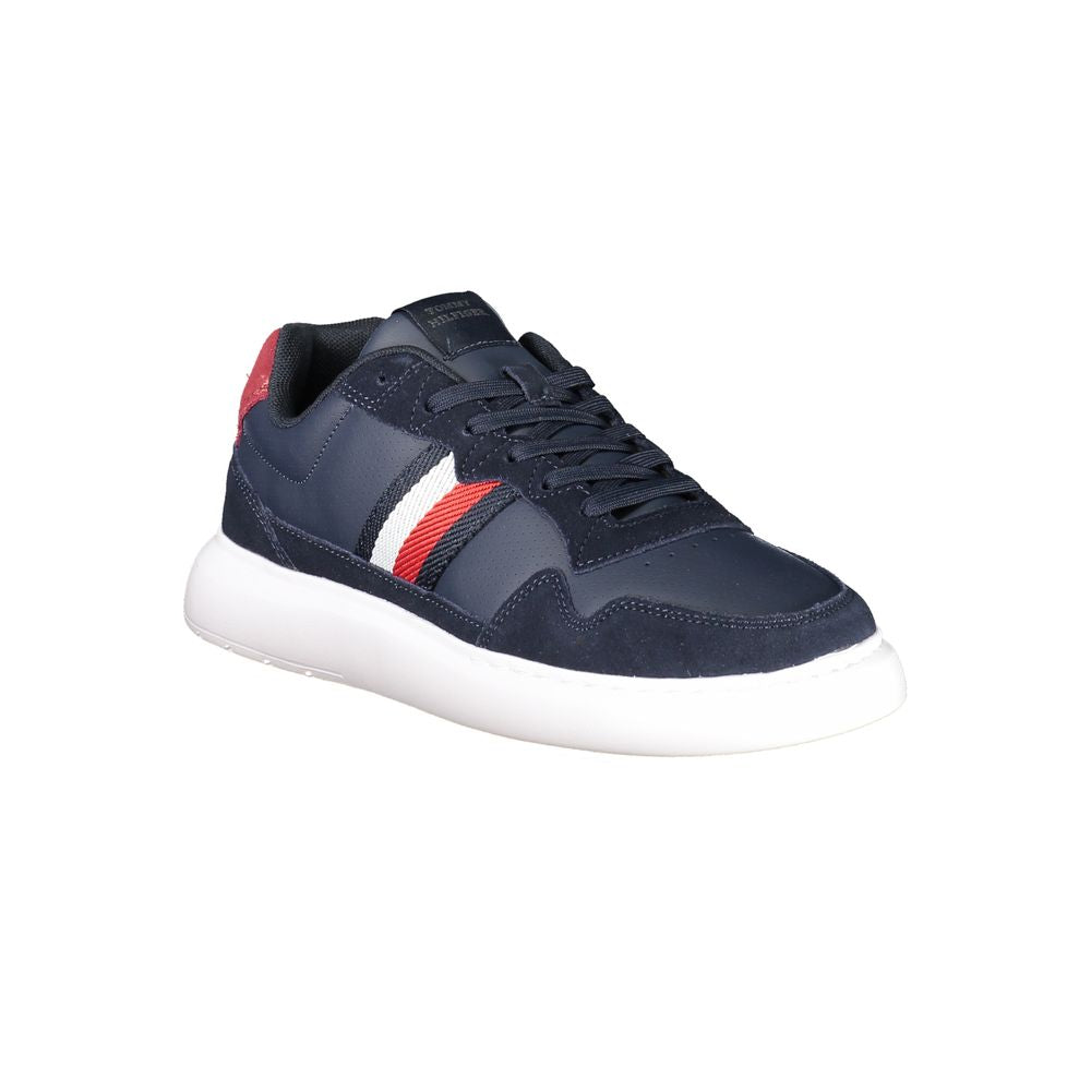 Tommy Hilfiger Men's Blue Polyurethane Sneakers