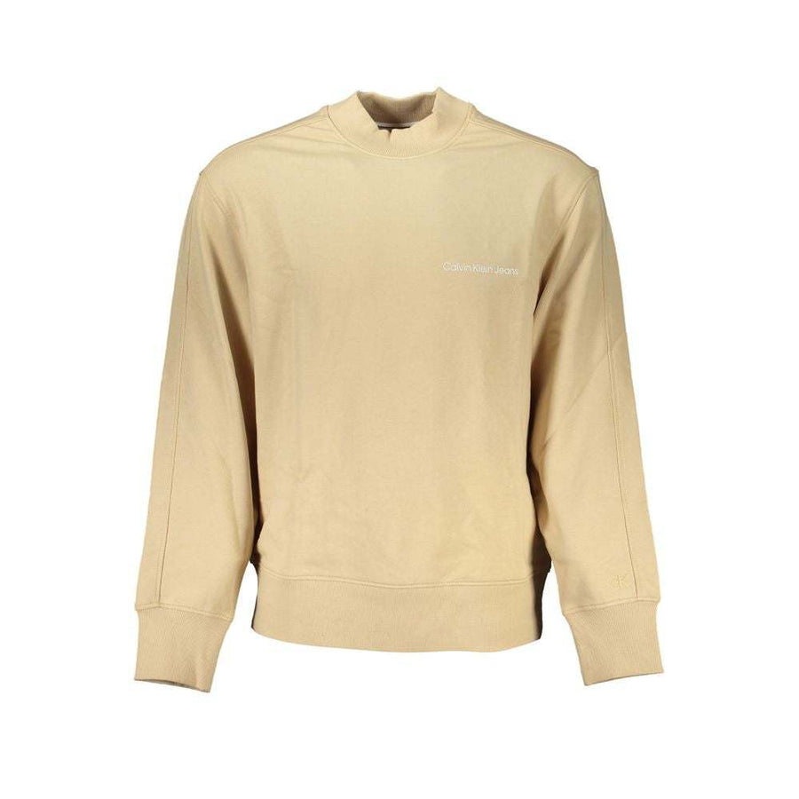 Calvin Klein Men's Beige Cotton Sweatshirt