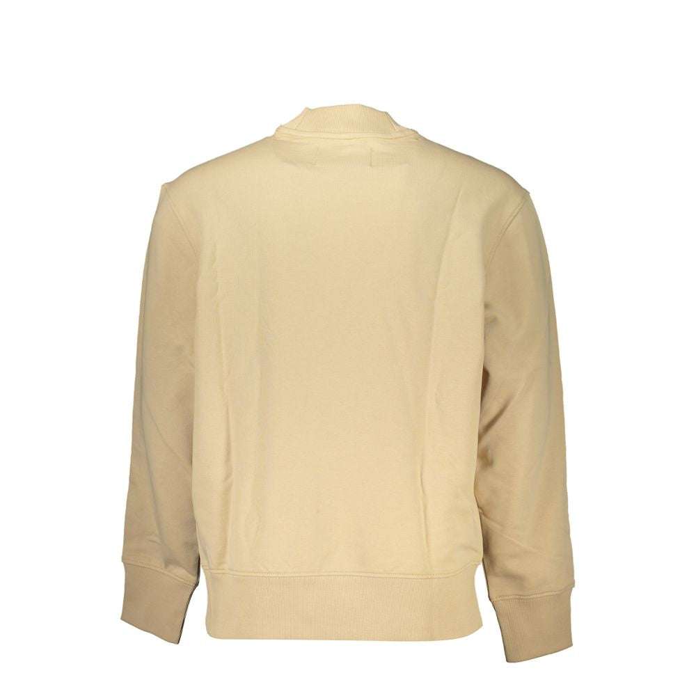 Calvin Klein Men's Beige Cotton Sweatshirt