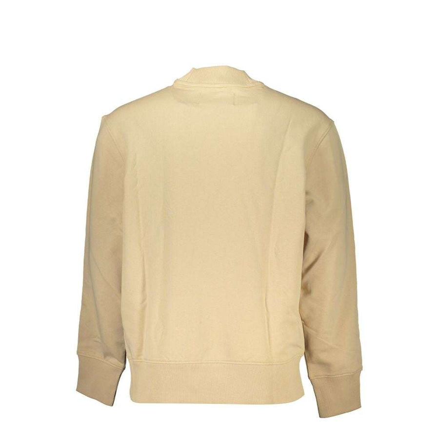 Calvin Klein Men's Beige Cotton Sweatshirt