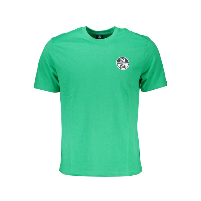 North Sails Verde Baumwoll-T-Shirt für Herren