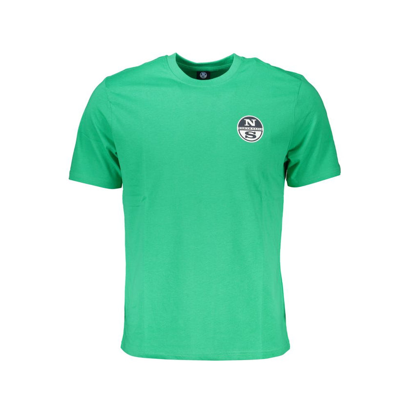 North Sails Verde Baumwoll-T-Shirt für Herren