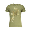 Cavalli Class Verde Baumwoll-T-Shirt für Herren
