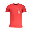 Cavalli Class Rosso Baumwoll-T-Shirt für Herren